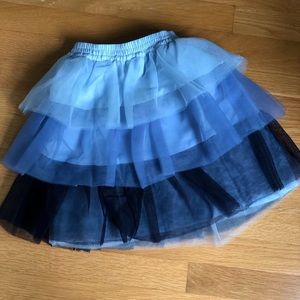 Janie & Jack girls ombré tulle skirt - size 5 - NWT